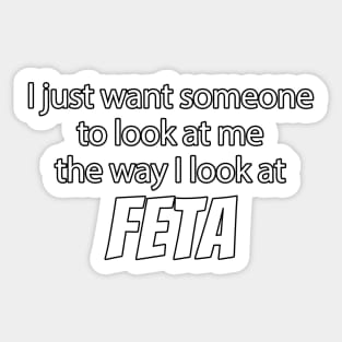 Feta Sticker